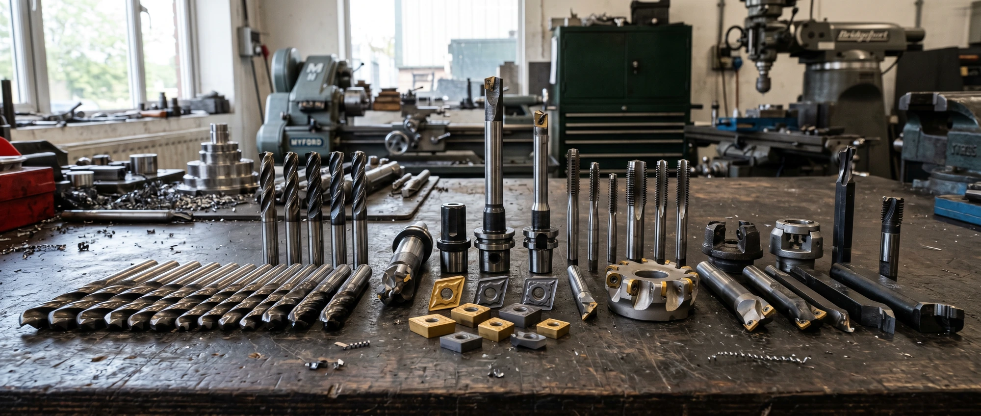 Assorted cutting tools